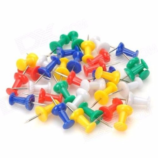 Colored Push Pin (Pack of 100)