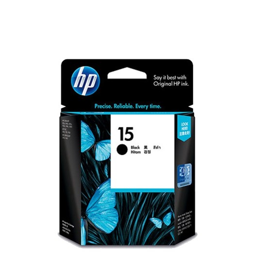 HP 15 Black Inkjet Print Cartridge C6615DA