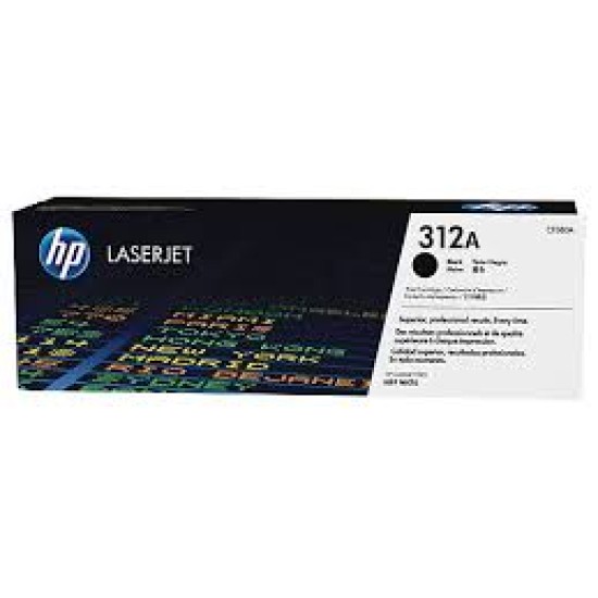 HP 312A Black LaserJet Toner Cartridge  CF380A