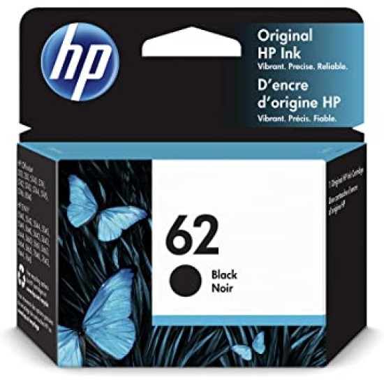 HP 62 Black Ink Cartridge C2P04AA