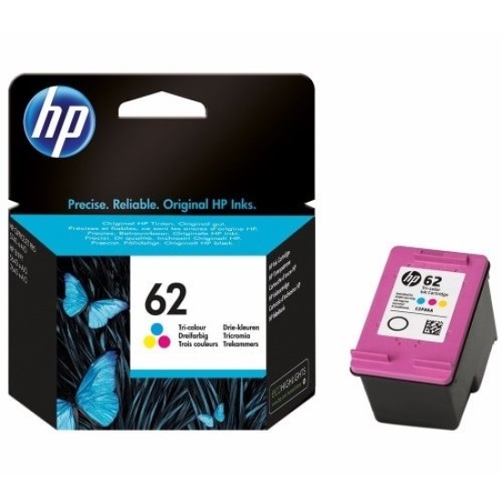 HP 62 Tri-color Ink Cartridge C2P06AA