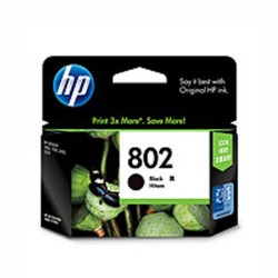 HP 802 Black Ink Cartridge CH563ZZ