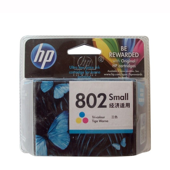 HP 802 Small Tri-color Ink Cartridge CH562ZZ