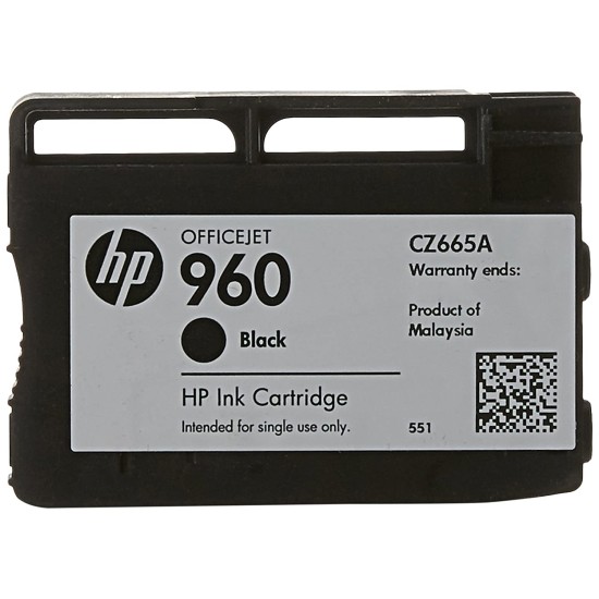 HP 960 Black Officejet Ink Cartridge CZ665AA