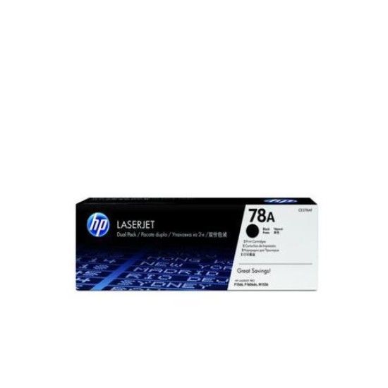 HP Black Dual Pack LJ Toner Cartridge  CE278AF