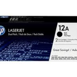 HP Black Dual Pack LJ Toner Cartridge  Q2612AF