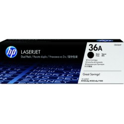 HP Blk Dual Pack LJ Toner Cartridge  CB436AF