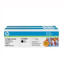 HP Color LaserJet Dual Pack Black Print Cartridges  CC530AD