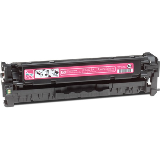 HP Color LaserJet Magenta Print Cartridge CC533A HP Color LaserJet Magenta Print Cartridge CC533A