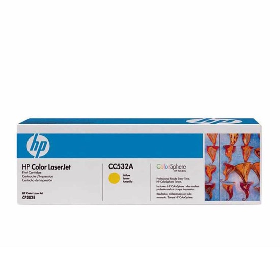 HP Color LaserJet Yellow Print Cartridge CC532A HP Color LaserJet Yellow Print Cartridge CC532A