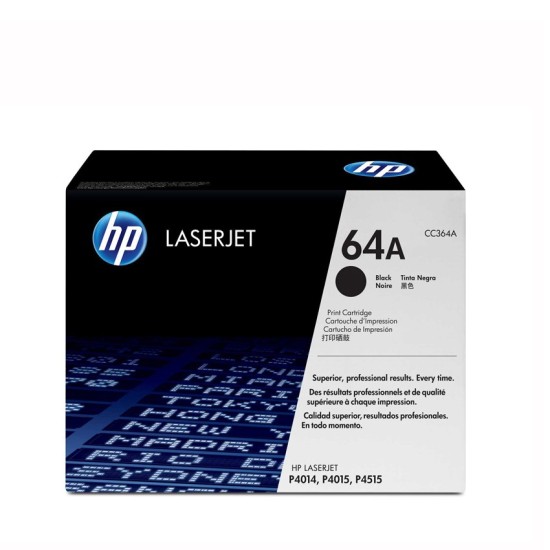 HP LaserJet 10K Black Toner Cartridge  CC364A