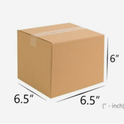 Corrugated box 6.5*6.5*6.5