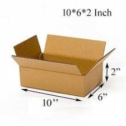 Corrugated box 10*6*2